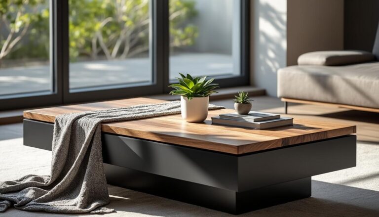 découvrez notre sélection de tables basses design chez made in design : des modèles élégants et tendances pour sublimer votre salon avec style et originalité.