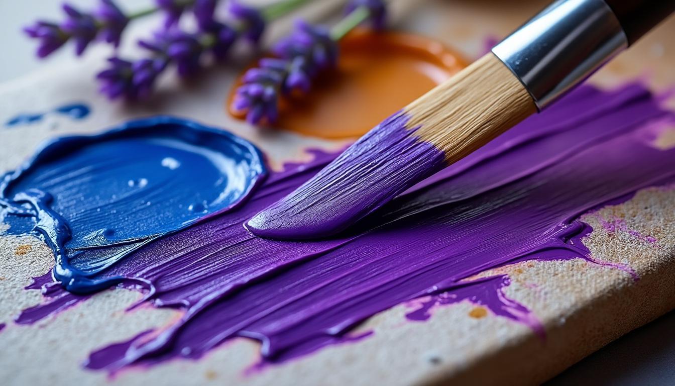 découvrez comment obtenir facilement la couleur violet grâce à notre guide pratique pour bien mélanger vos peintures et créer des nuances parfaites.